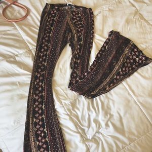 Boot Cut Patterned Leggings